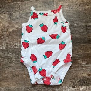 Carters Strawberry onesie
